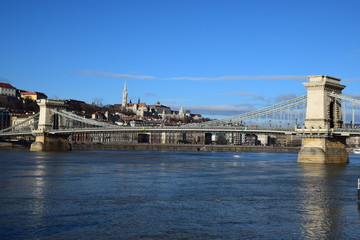 Fototapeta premium Budapest - Chain Bridge
