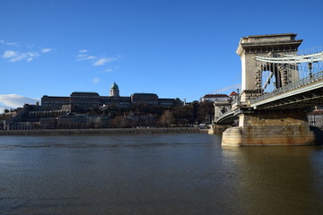 Fototapeta premium Budapest - Chain Bridge