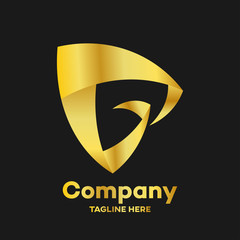 Letter G and goat logo