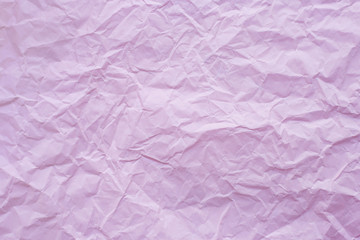 Pink crumpled recycle paper
