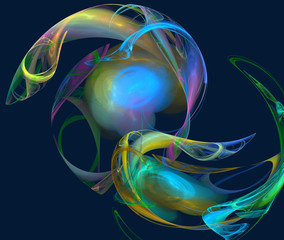 abstract fractal background