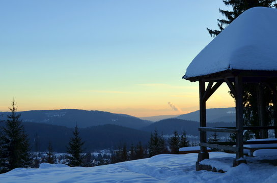 Winterlanschaft beim Schluchsee