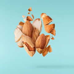 Fresh raw almond. Organic healthy snack