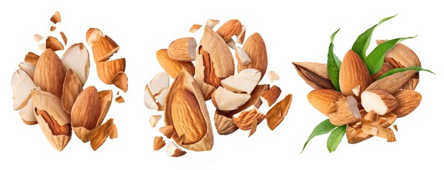 Fresh raw almond. Organic healthy snack