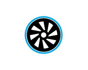 Obraz premium tire,wheels of automotive icon logo vectortemplate