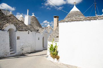 Trulli houses in Alberobello town village, Puglia, Southern Italy