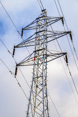 High voltage electric pillar