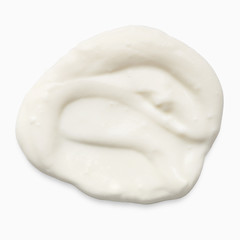 Creamy texture, top view