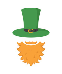 Irish leprechaun icon. Saint Patrick's Day concept.