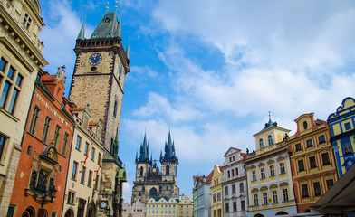 Old Town Hall and Astronomical Clock, Prague, Czech Republic