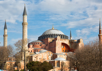 Fototapeta na wymiar St. Sophia Cathedral, Istanbul, Turkey