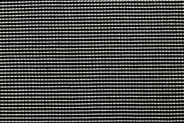 Texture of black and silver horizontal striped fabric. Dark abstract background. 