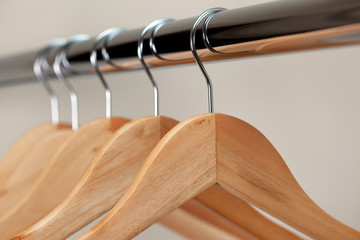 wooden hangers