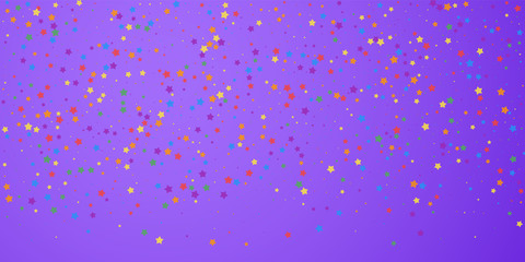 Obraz premium Festive confetti. Celebration stars. Joyous stars 