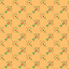 Abstract vector pattern illustration. Seamless ornament, textile background