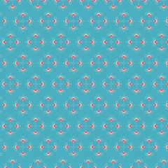 Abstract vector pattern illustration. Seamless ornament, textile background