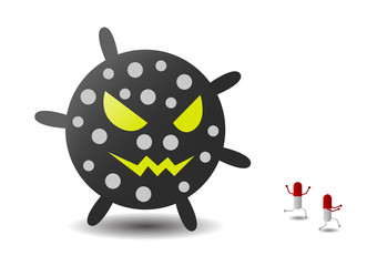 Drug resistance / antibiotic / virus and bacteria vector