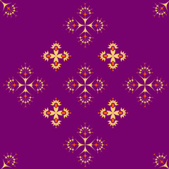 Abstract vector pattern illustration. Seamless ornament, textile background