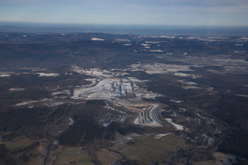 Fototapeta premium Nürburg, Eifel, Rennen