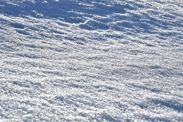 Obraz premium Schneelandschaft, Schneekristalle im Sonnenlicht