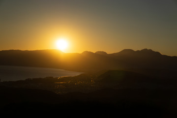 夕焼けの街