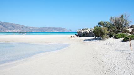 Strand von Elafonisi auf Kreta