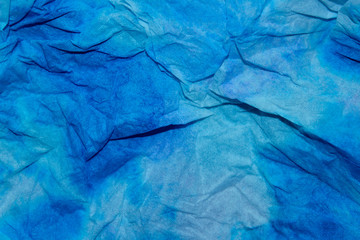 Amazing Blue Painted Background. Blurred Abstract Texture. Blue Color Background.