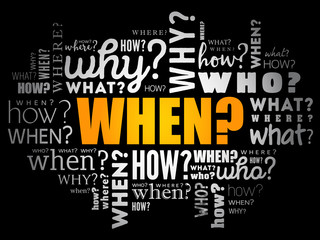 When? - Questions whose answers are considered basic in information gathering or problem solving