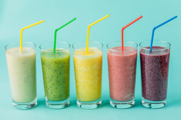 yummy cold dessert for guests. taste treat. blended juice from berries and fruits