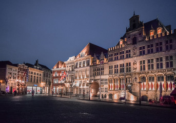 Night photography in Bergen op Zoom, The Netherlands