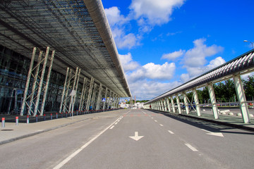 International Airport in Lviv, Ukraine. Danylo Halytskyi Airport Lvov.