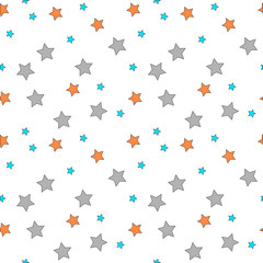 Star seamless pattern.Design template for wallpaper,fabric,wrapping,textile