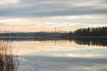 werder plessower see im januar