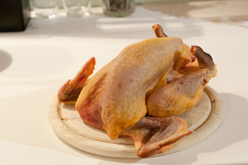 to cut up a chicken