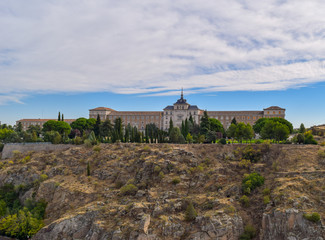 Infantry academy on top of hill in Toledo, Spain