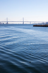 みなとみらい橋から横浜ベイブリッジ