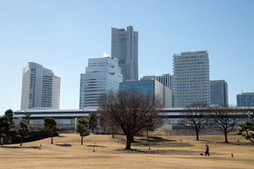 Obraz premium 臨港パークからみなとみらい