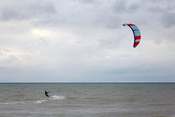 Sport d'hiver dans la manche