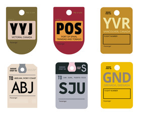 Fototapeta premium victoria port of spain vancouver abidjan san juan grenada