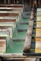 草津温泉の湯畑