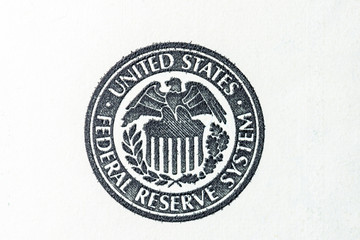 Obraz premium us national currency hundred dollars close up