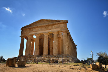 The Valley of the Temples is an archaeological site in Agrigento, Sicily, Italy.