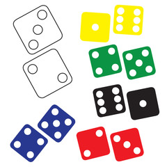 Icon-Colorful Dice