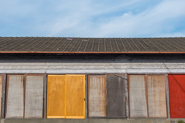 古い小屋の扉　Door of the old hut