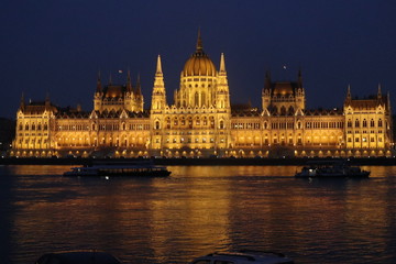 Budapest, great parliament view