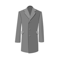 Vector illustration of man and clothing symbol. Set of man and wear vector icon for stock.