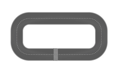 Racing track. vector illustration