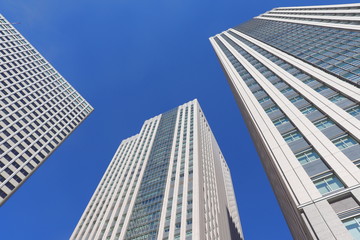 Fototapeta na wymiar 東京・霞が関の高層ビル群／Skyscrapers in Kasumigaseki - Tokyo, Japan