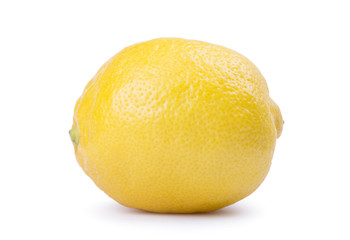 Lemon isolated on white background. With clipping path