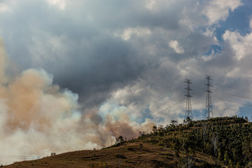 Bushfire Near Esk, Queensland